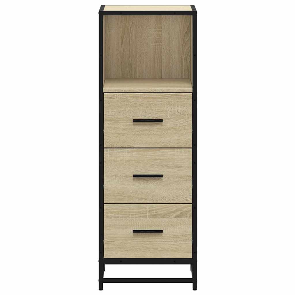 vidaXL Meuble de salle de bain chêne Sonoma 35x37,5x100 cm bois d'ingénierie
