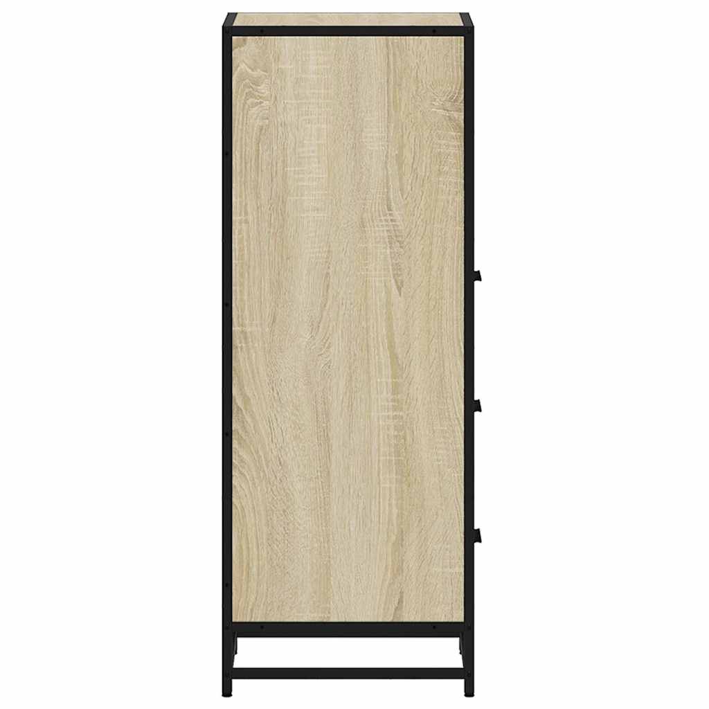 vidaXL Meuble de salle de bain chêne Sonoma 35x37,5x100 cm bois d'ingénierie