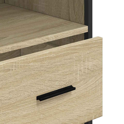 vidaXL Meuble de salle de bain chêne Sonoma 35x37,5x100 cm bois d'ingénierie