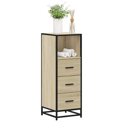 vidaXL Meuble de salle de bain chêne Sonoma 35x37,5x100 cm bois d'ingénierie