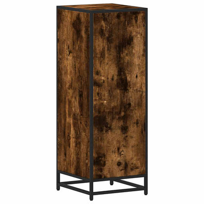 vidaXL Badschrank Räuchereiche 35x37,5x100 cm Holzwerkstoff