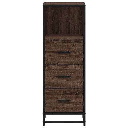 vidaXL Badschrank Braun Eichen-Optik 35x37,5x100 cm Holzwerkstoff