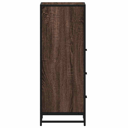 vidaXL Badschrank Braun Eichen-Optik 35x37,5x100 cm Holzwerkstoff