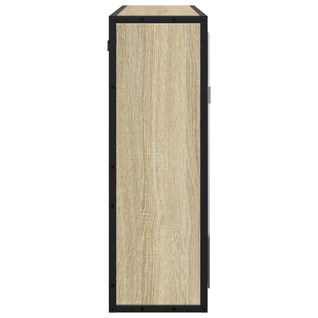 vidaXL Armoire de toilette à miroir chêne Sonoma 65 x 20 x 60 cm en bois d'ingénierie