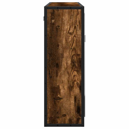 vidaXL Bad-Spiegelschrank Räuchereiche 65x20x60 cm Holzwerkstoff