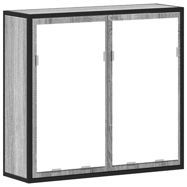 vidaXL Armoire de toilette murale Gris Sonoma 65x20x60 cm Bois d'ingénierie