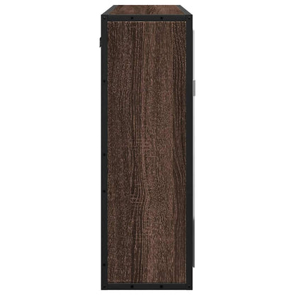 vidaXL Bad-Spiegelschrank Braun Eichen-Optik 65x20x60 cm Holzwerkstoff