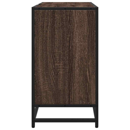 vidaXL Waschbeckenunterschrank Braun Eichen-Optik 65x33x60 cm