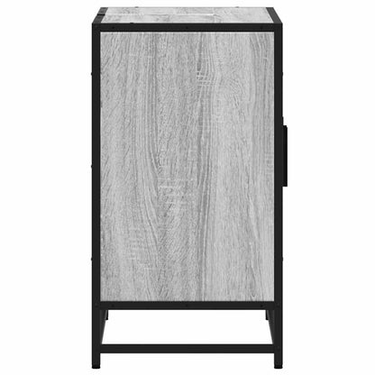 vidaXL Waschbeckenunterschrank Grau Sonoma 90x33x60 cm Holzwerkstoff