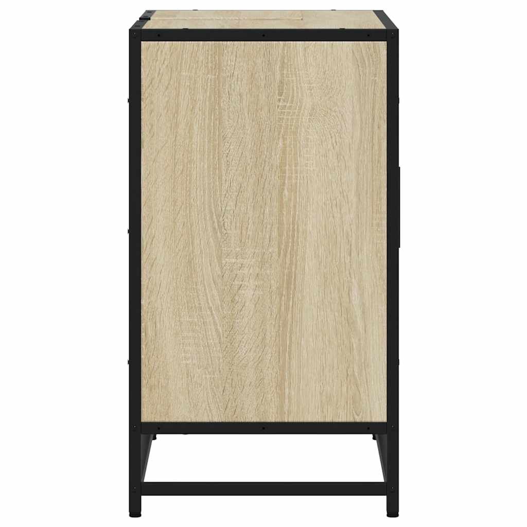 vidaXL Badschrank Sonoma-Eiche 65x33x60 cm Holzwerkstoff