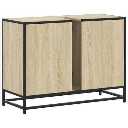 vidaXL Meuble sous-lavabo chêne Sonoma 80x33x60 cm Bois d'ingénierie