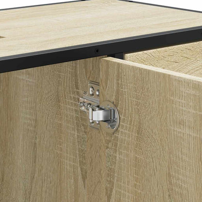 vidaXL Meuble sous-lavabo chêne Sonoma 80x33x60 cm Bois d'ingénierie
