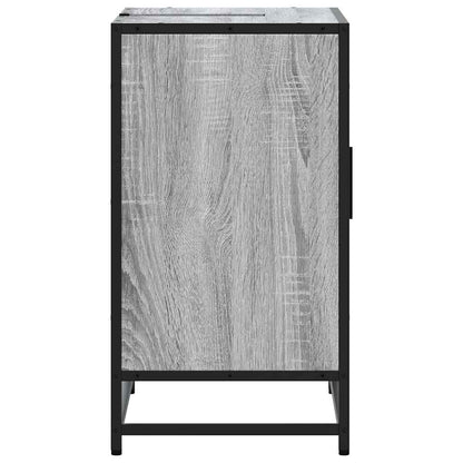 vidaXL Waschbeckenunterschrank Grau Sonoma 65x33x60 cm Holzwerkstoff