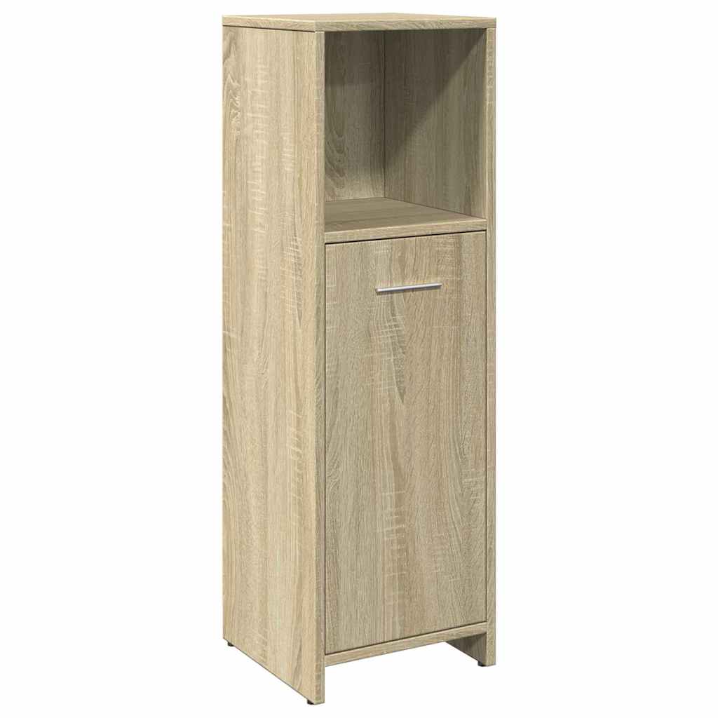 vidaXL Meuble de salle de bain chêne Sonoma 30x30x95 cm Bois d'ingénierie