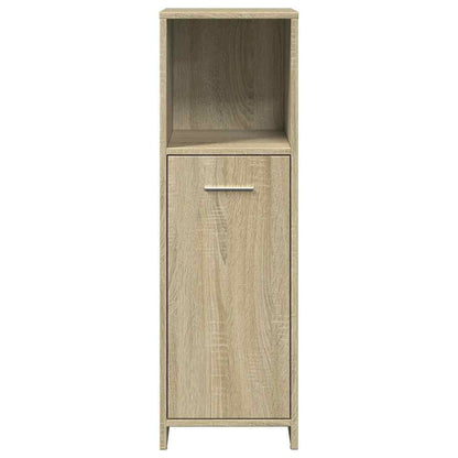 vidaXL Meuble de salle de bain chêne Sonoma 30x30x95 cm Bois d'ingénierie