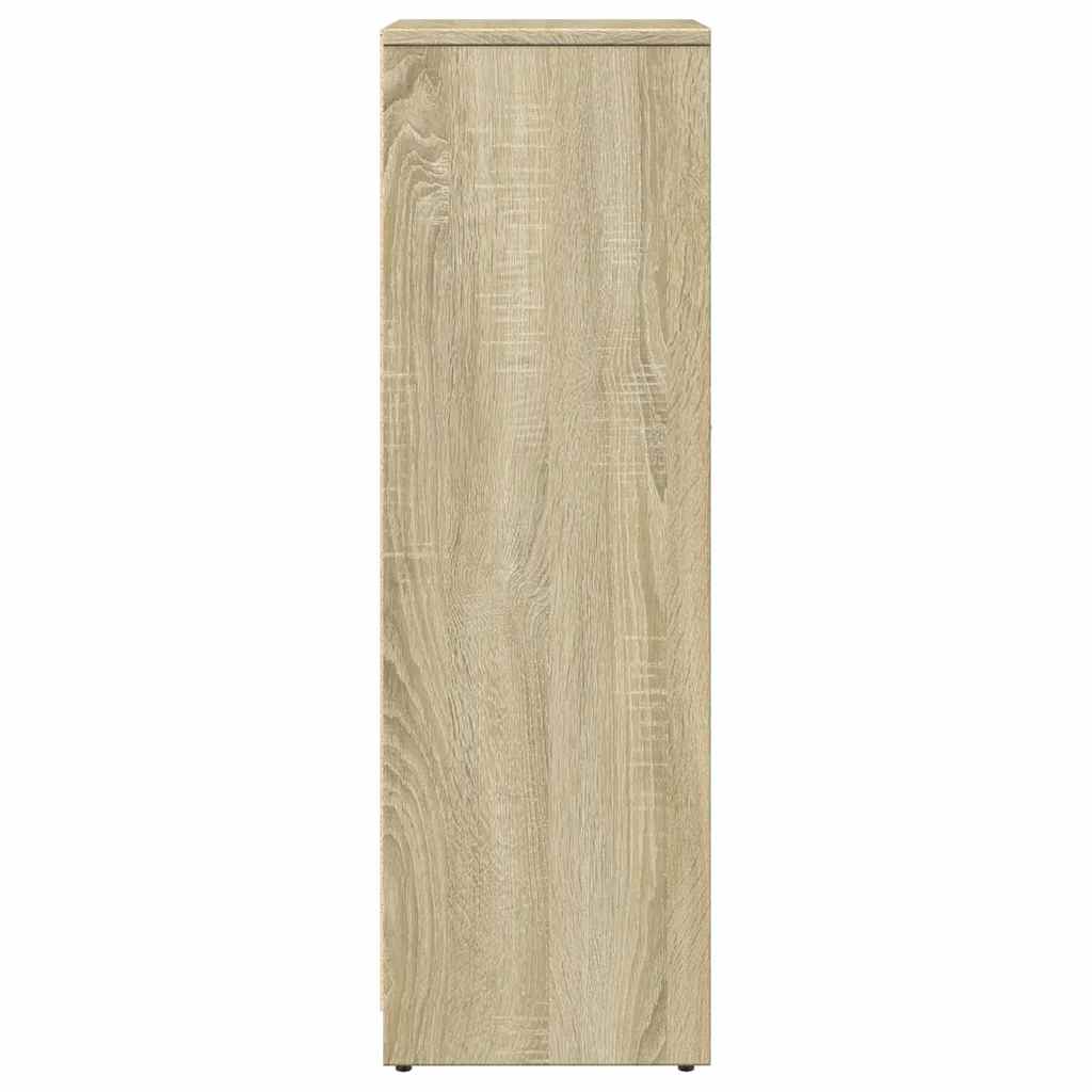 vidaXL Meuble de salle de bain chêne Sonoma 30x30x95 cm Bois d'ingénierie