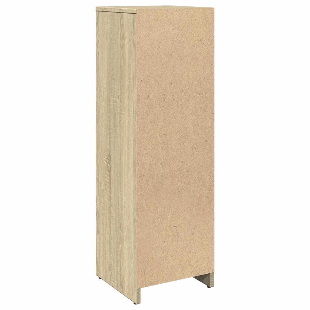 vidaXL Meuble de salle de bain chêne Sonoma 30x30x95 cm Bois d'ingénierie