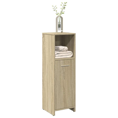 vidaXL Meuble de salle de bain chêne Sonoma 30x30x95 cm Bois d'ingénierie
