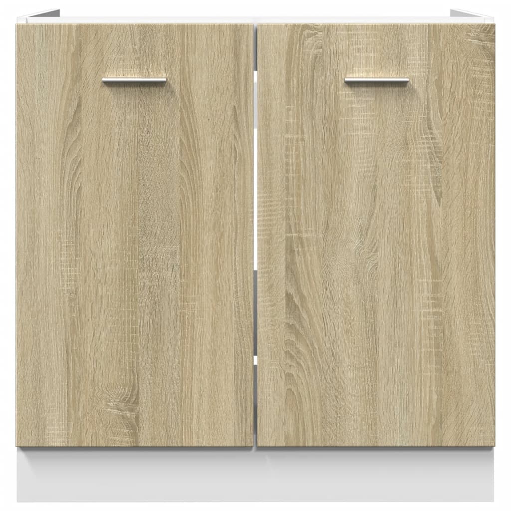 Unterschrank Lyon Sonoma-Eiche 80x46x81,5 cm Holzwerkstoff