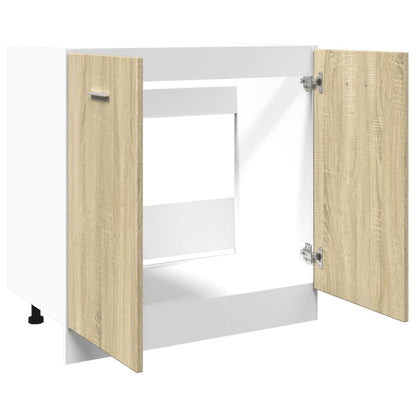 Unterschrank Lyon Sonoma-Eiche 80x46x81,5 cm Holzwerkstoff
