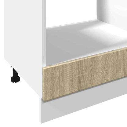 vidaXL Herdumbauschrank Sonoma-Eiche 60x46x81,5 cm Holzwerkstoff