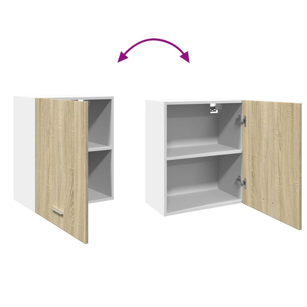 Wandschrank Lyon Sonoma-Eiche 50x31x60 cm Holzwerkstoff
