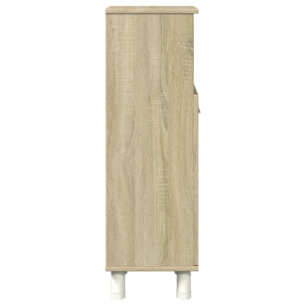 vidaXL Meuble de salle de bain chêne Sonoma 30,5x30x95 cm Bois d'ingénierie