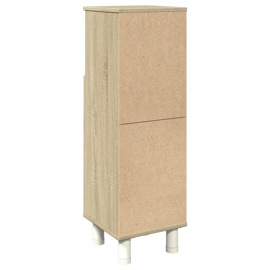 vidaXL Meuble de salle de bain chêne Sonoma 30,5x30x95 cm Bois d'ingénierie