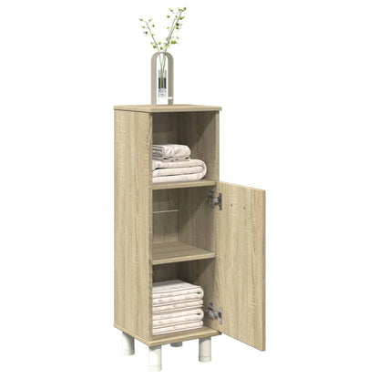 vidaXL Meuble de salle de bain chêne Sonoma 30,5x30x95 cm Bois d'ingénierie
