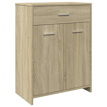 vidaXL Meuble de salle de bain chêne Sonoma 60x33x80 cm en bois d'ingénierie