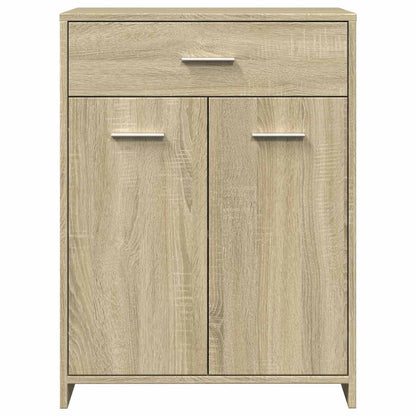 vidaXL Meuble de salle de bain chêne Sonoma 60x33x80 cm en bois d'ingénierie