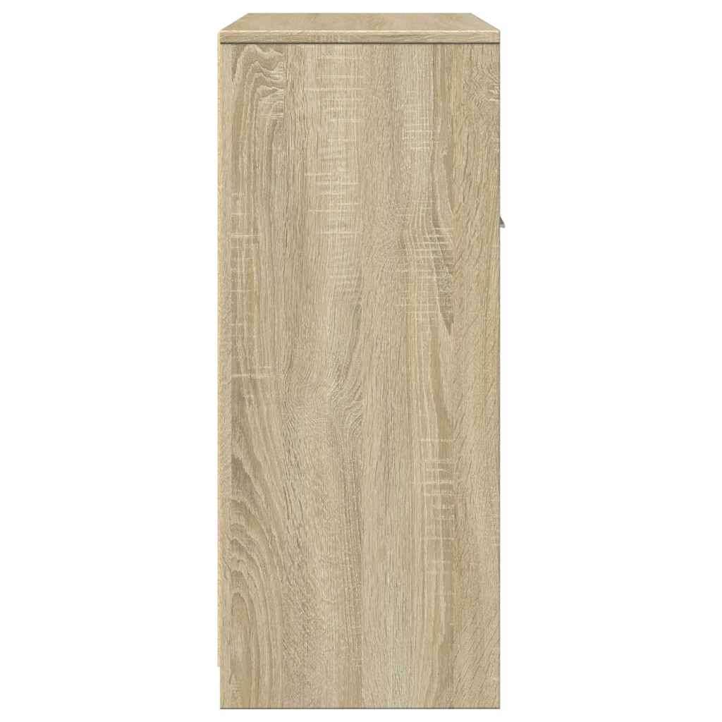 vidaXL Meuble de salle de bain chêne Sonoma 60x33x80 cm en bois d'ingénierie