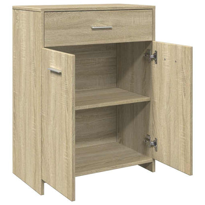 vidaXL Meuble de salle de bain chêne Sonoma 60x33x80 cm en bois d'ingénierie