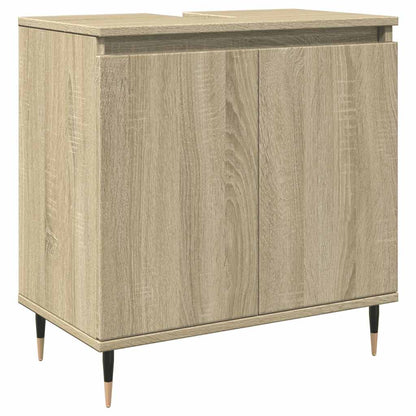 vidaXL Meuble de salle de bain chêne Sonoma 58x33x60 cm bois d'ingénierie