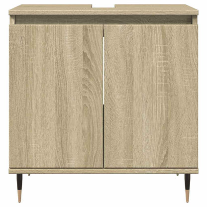 vidaXL Meuble de salle de bain chêne Sonoma 58x33x60 cm bois d'ingénierie