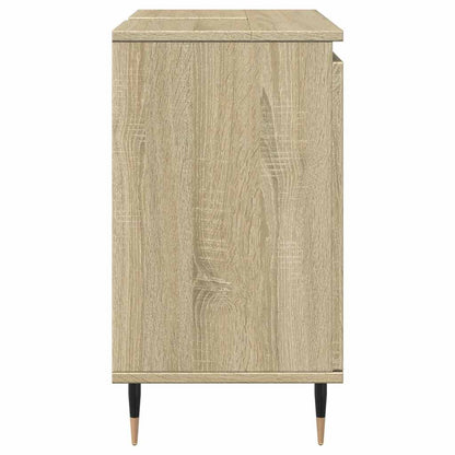 vidaXL Meuble de salle de bain chêne Sonoma 58x33x60 cm bois d'ingénierie