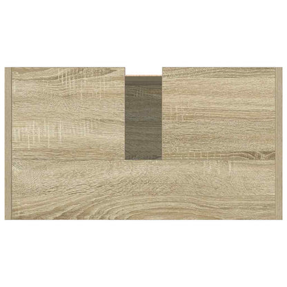 vidaXL Meuble de salle de bain chêne Sonoma 58x33x60 cm bois d'ingénierie