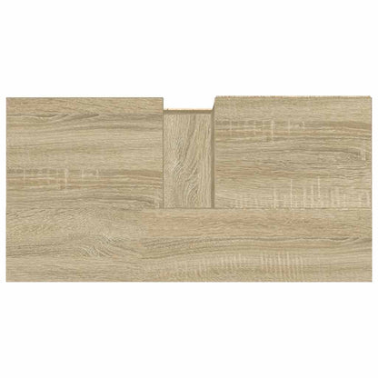 vidaXL Badschrank Sonoma-Eiche 65x33x60 cm Holzwerkstoff