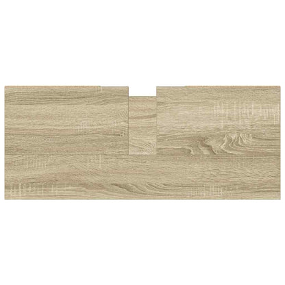 vidaXL Meuble sous lavabo chêne Sonoma 80x33x60 cm Bois d'ingénierie