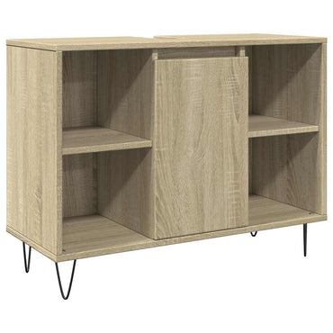 vidaXL Meuble sous lavabo chêne Sonoma 80x33x60 cm Bois d'ingénierie