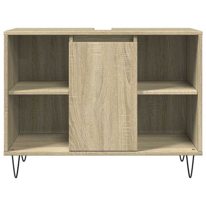 vidaXL Meuble sous lavabo chêne Sonoma 80x33x60 cm Bois d'ingénierie