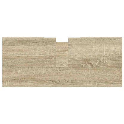 vidaXL Badschrank Sonoma-Eiche 80x33x60 cm Holzwerkstoff