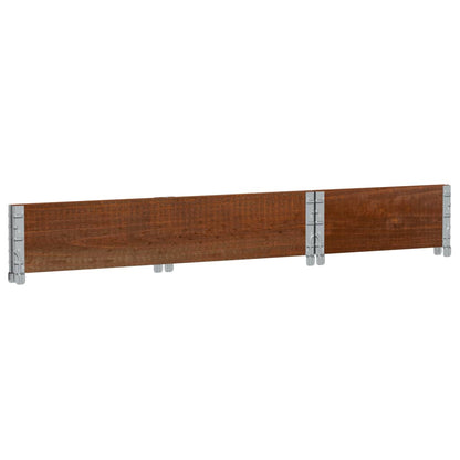 vidaXL Pflanzkasten Braun 100x50 cm Massivholz Kiefer
