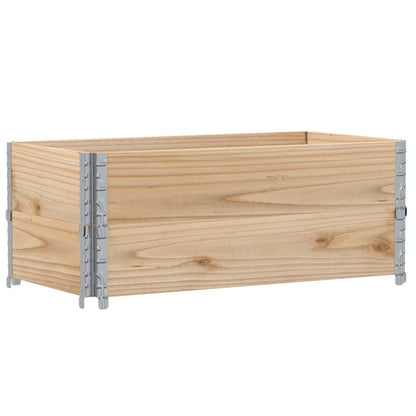 vidaXL Pflanzkasten 100x50 cm Massivholz Kiefer
