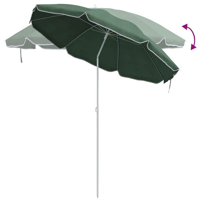 vidaXL Sonnenschirm Grün 161 x 161 x 193 cm Polyester