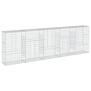 vidaXL Gabionenkorb mit Deckel 500x50x150 cm Eisen verzinkt