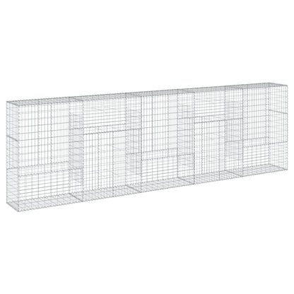 vidaXL Gabionenkorb mit Deckel 500x50x150 cm Eisen verzinkt