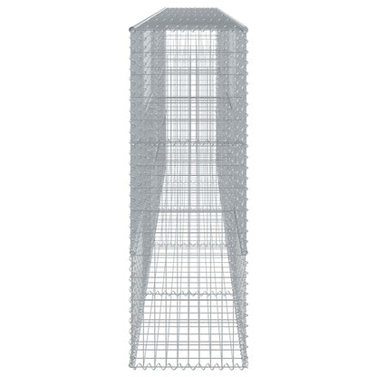 vidaXL Gabionenkorb mit Deckel 500x50x150 cm Eisen verzinkt