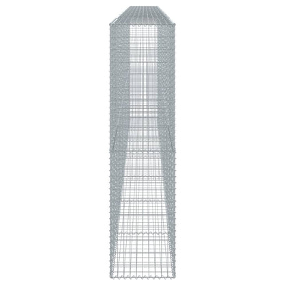 vidaXL Gabione mit Deckel 700x50x200 cm Verzinktes Eisen