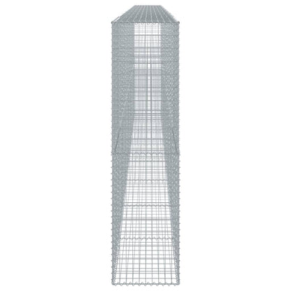 vidaXL Gabionenkorb avec couvercle 800x50x200 cm Fer galvanisé